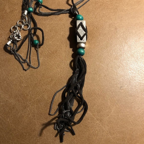 Nine West Vintage America tassel bar necklace - Picture 2 of 6